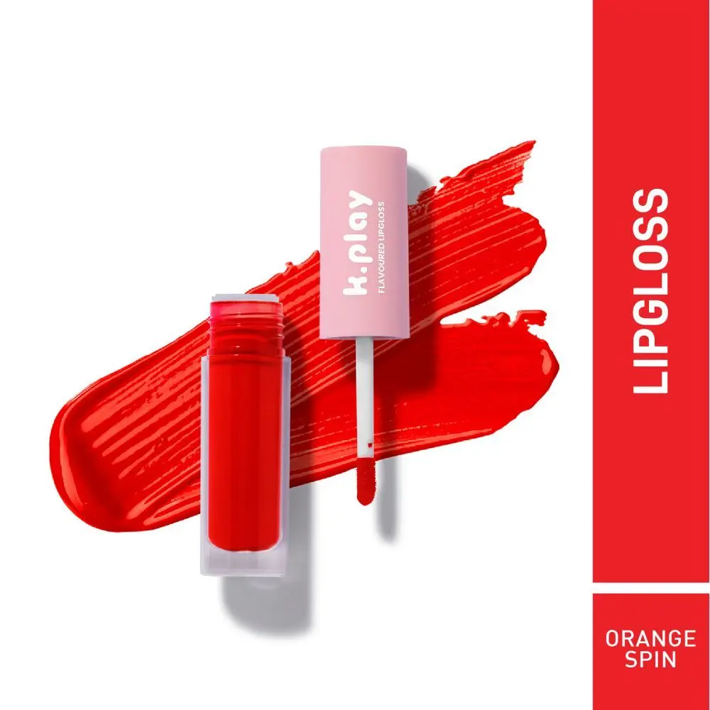 MyGlamm K.Play Flavoured Lipgloss-Orange Spin-4.5 ml