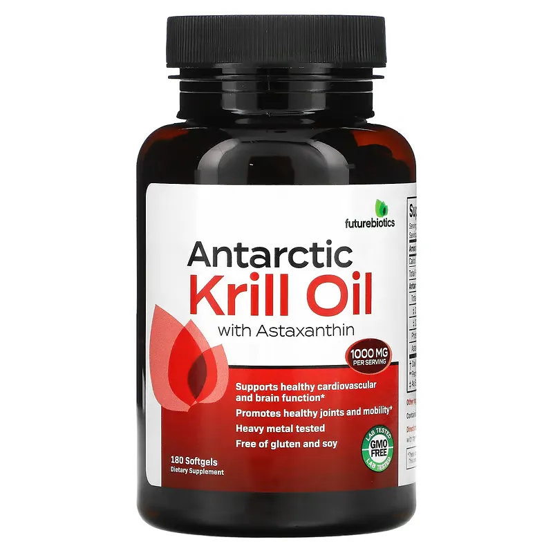 Antarctic Krill Oil with Astaxanthin, 500 mg, 180 Softgels