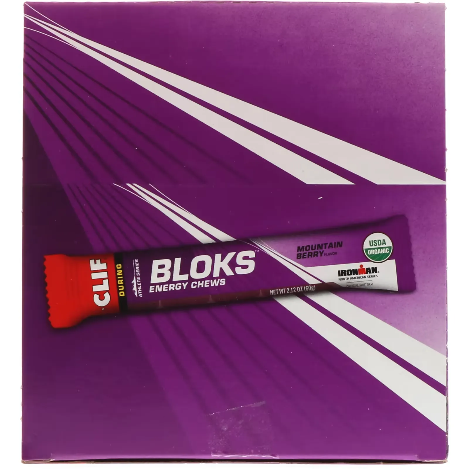 Bloks Energy Chews, Mountain Berry Flavor , 18 Packets, 2.12 oz (60 g) Each