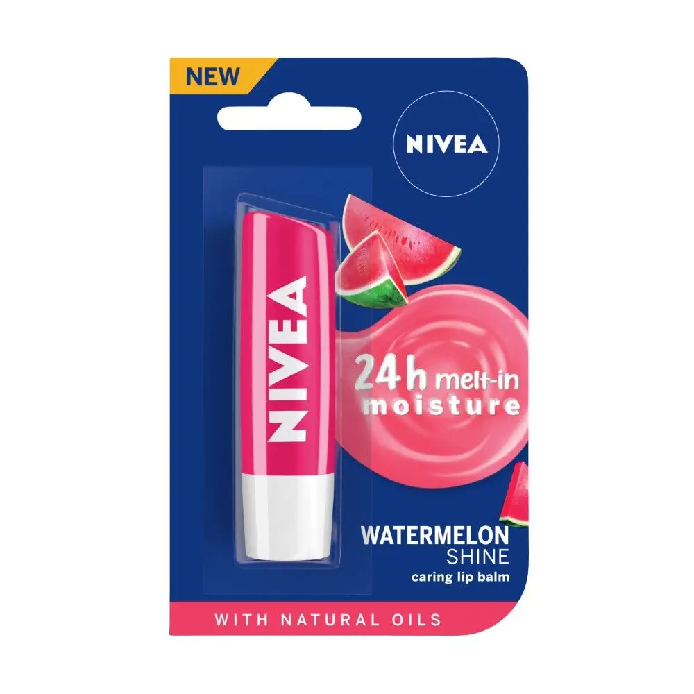 NIVEA Lip Balm Fruity Watermelon Shine 4.8g