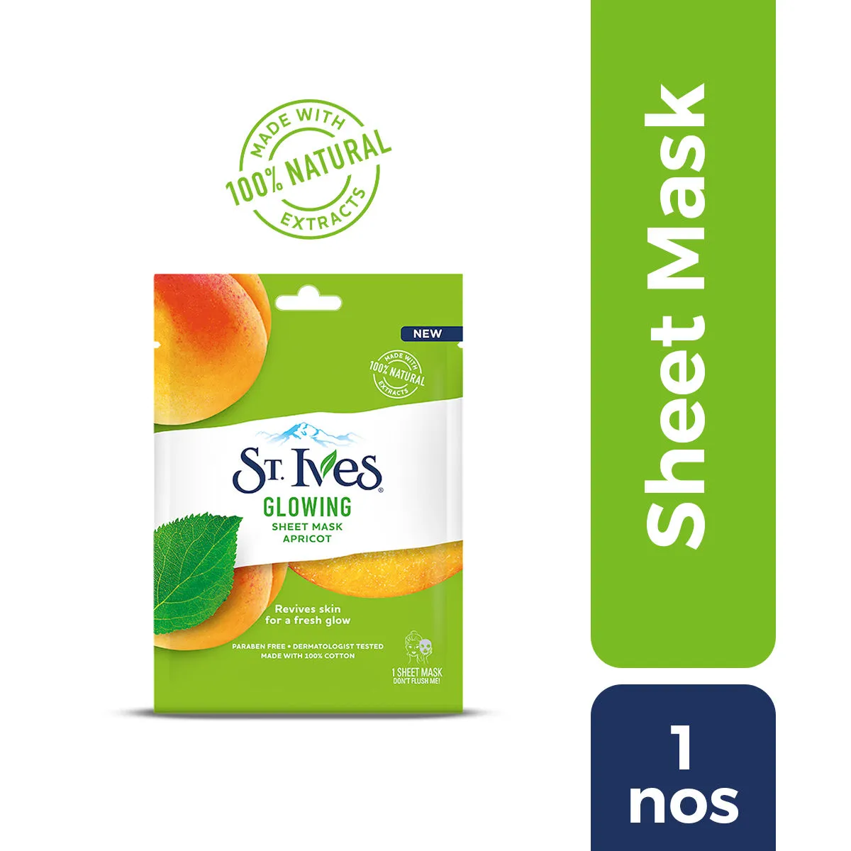 St. Ives Glowing Apricot Sheet Mask