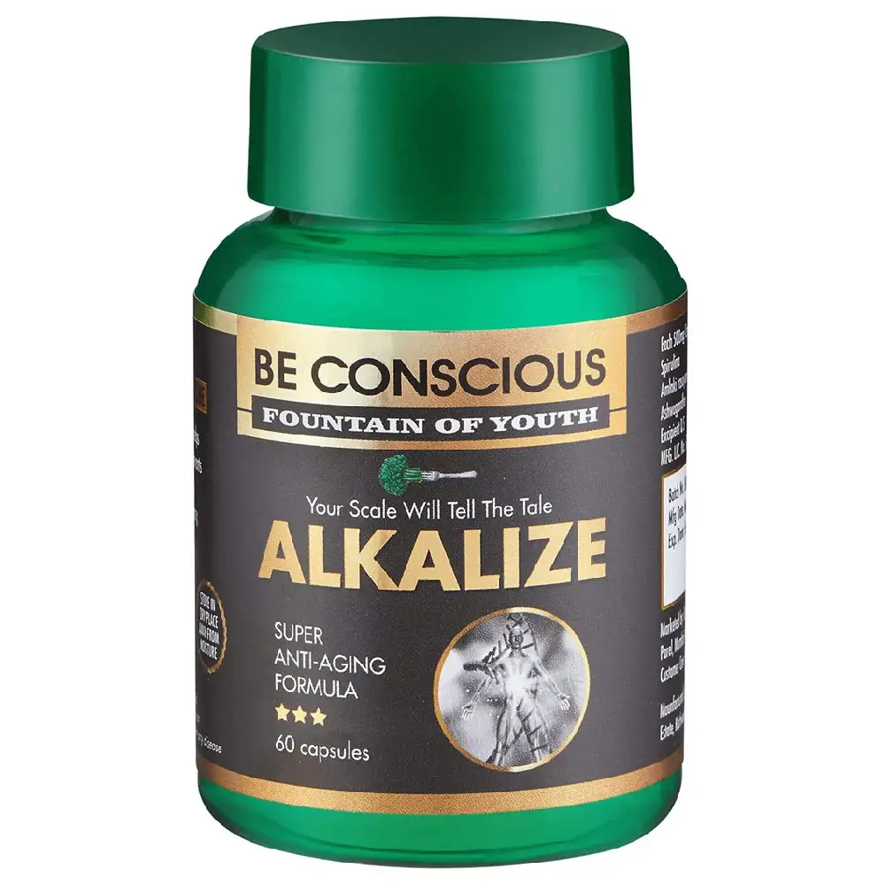 Be Conscious Alkalize (500mg),  60 capsules