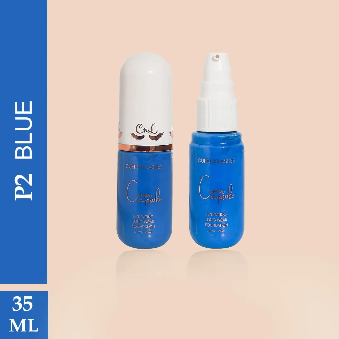 Cuffs N Lashes Cover Capsule Hydrating Foundation, Blue P2