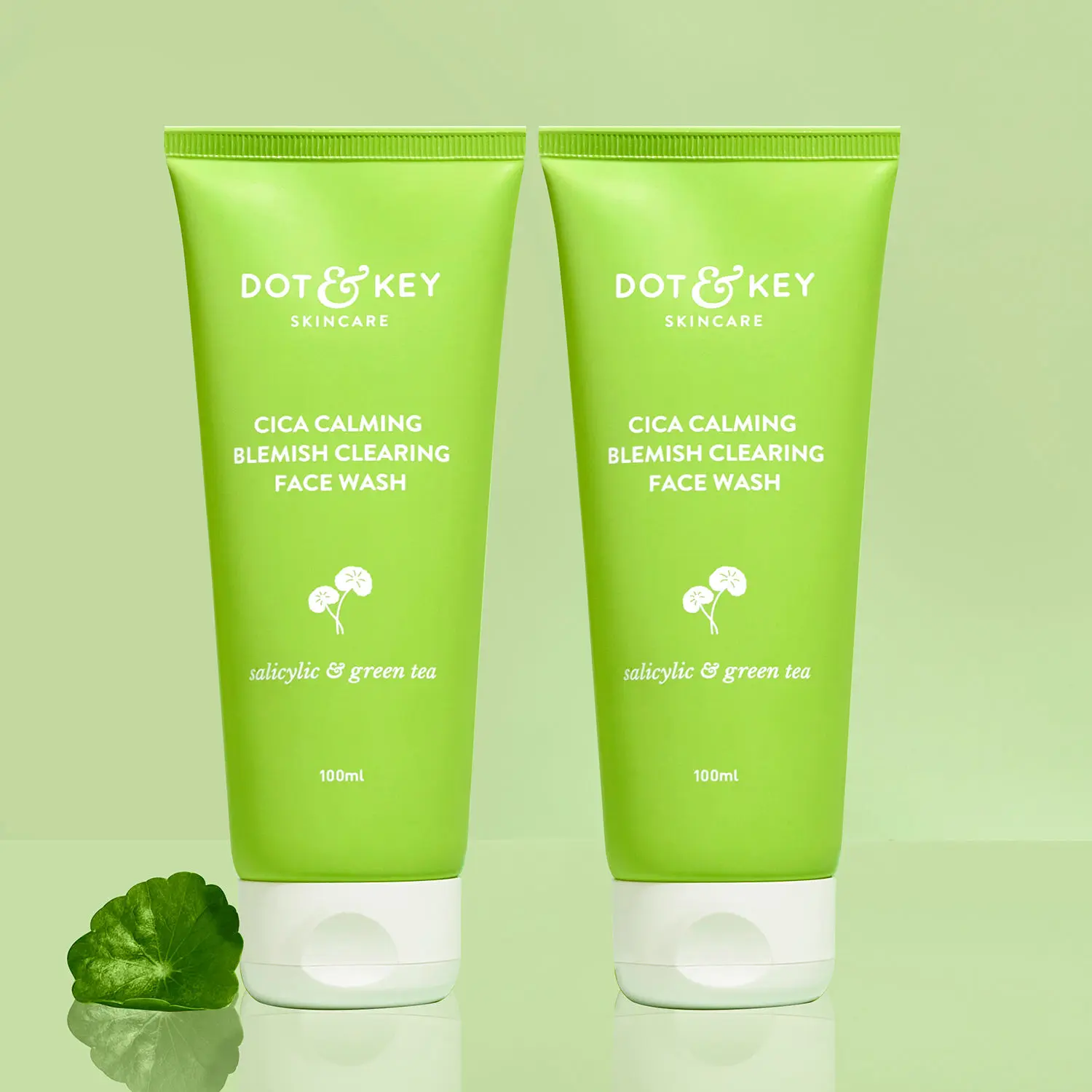 Dot & Key Cica 2% Salicylic Acid Anti Acne Face Wash - Pack of 2