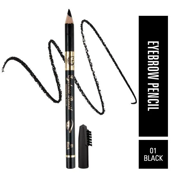 Matt look Long Lasting Formula Professional Stylist Eyebrow Pencil - Black