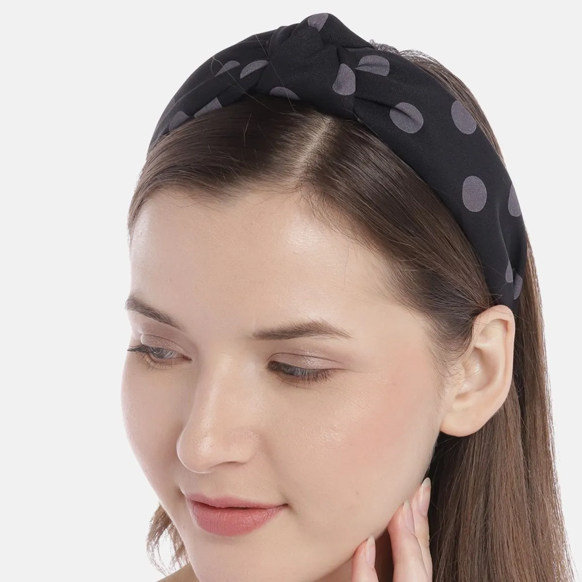 Blueberry Black Knot Hairband