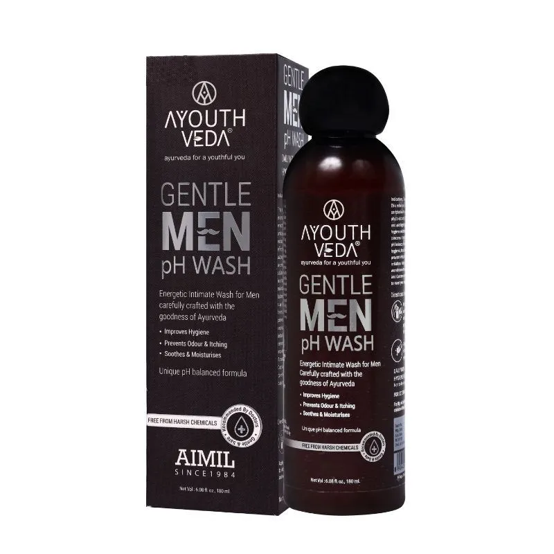 Ayouthveda Gentle-Men pH Wash with pH balanced formula