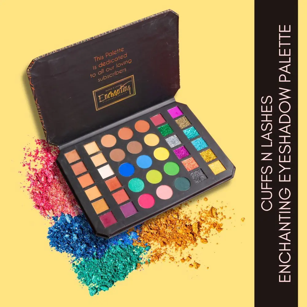 Cuffs N Lashes Enchanting 39 Color Eyeshadow Palette