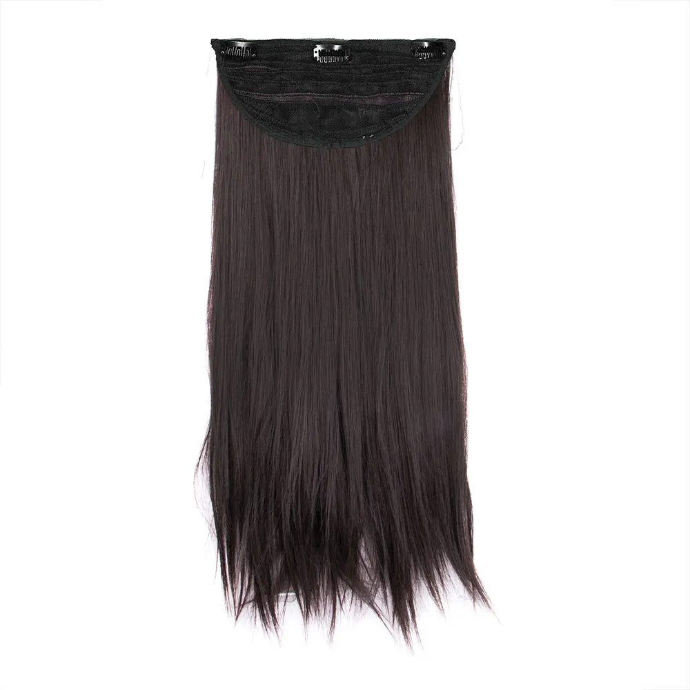 Streak Street Clip-in 18 Dark Brown Straight Hair Extensions