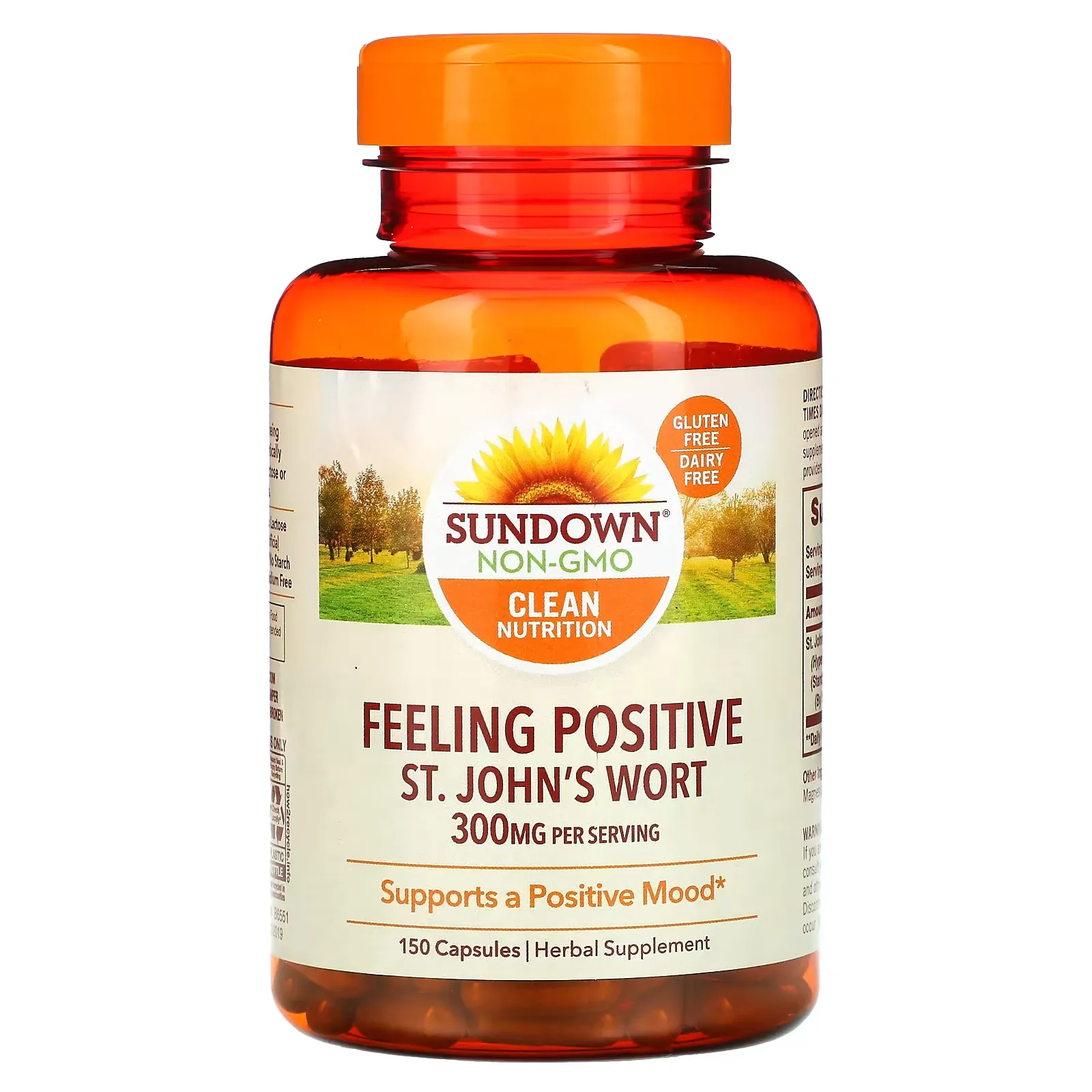 Feeling Positive, St. John's Wort, 150 mg, 150 Capsules