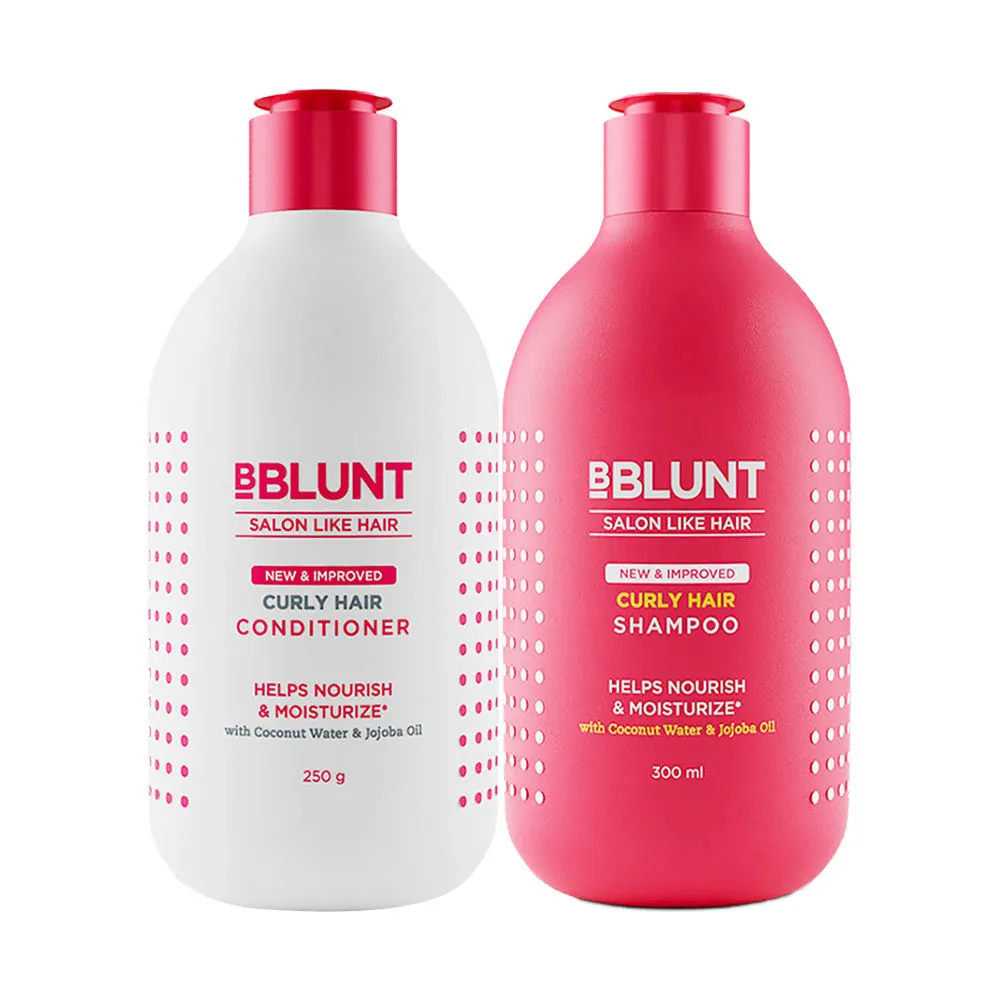 BBlunt Curly Hair Shampoo And Conditioner Combo