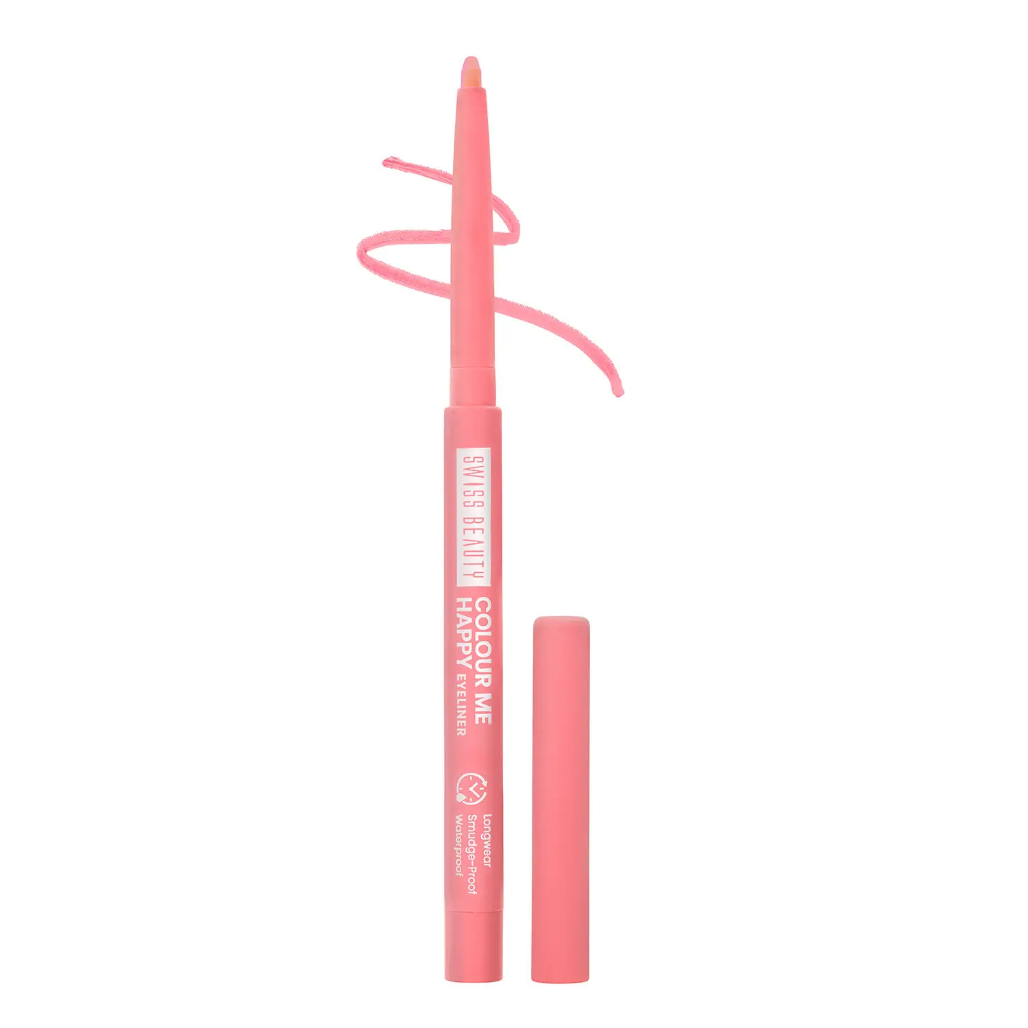 Swiss Beauty Colour Me Happy Eyeliner | Waterproof & Smudge-Proof | Long-Lasting |11-Rose Camellia 0.4 gm