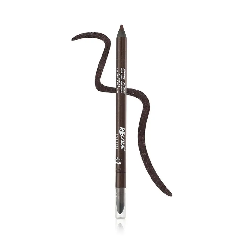 Recode Turning Heads Crayon Gel Eyeliner/Kajal- 03- Epic Brown