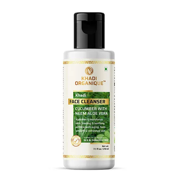 Khadi Organique Cucumber With Neem Aloevera Face Cleanser