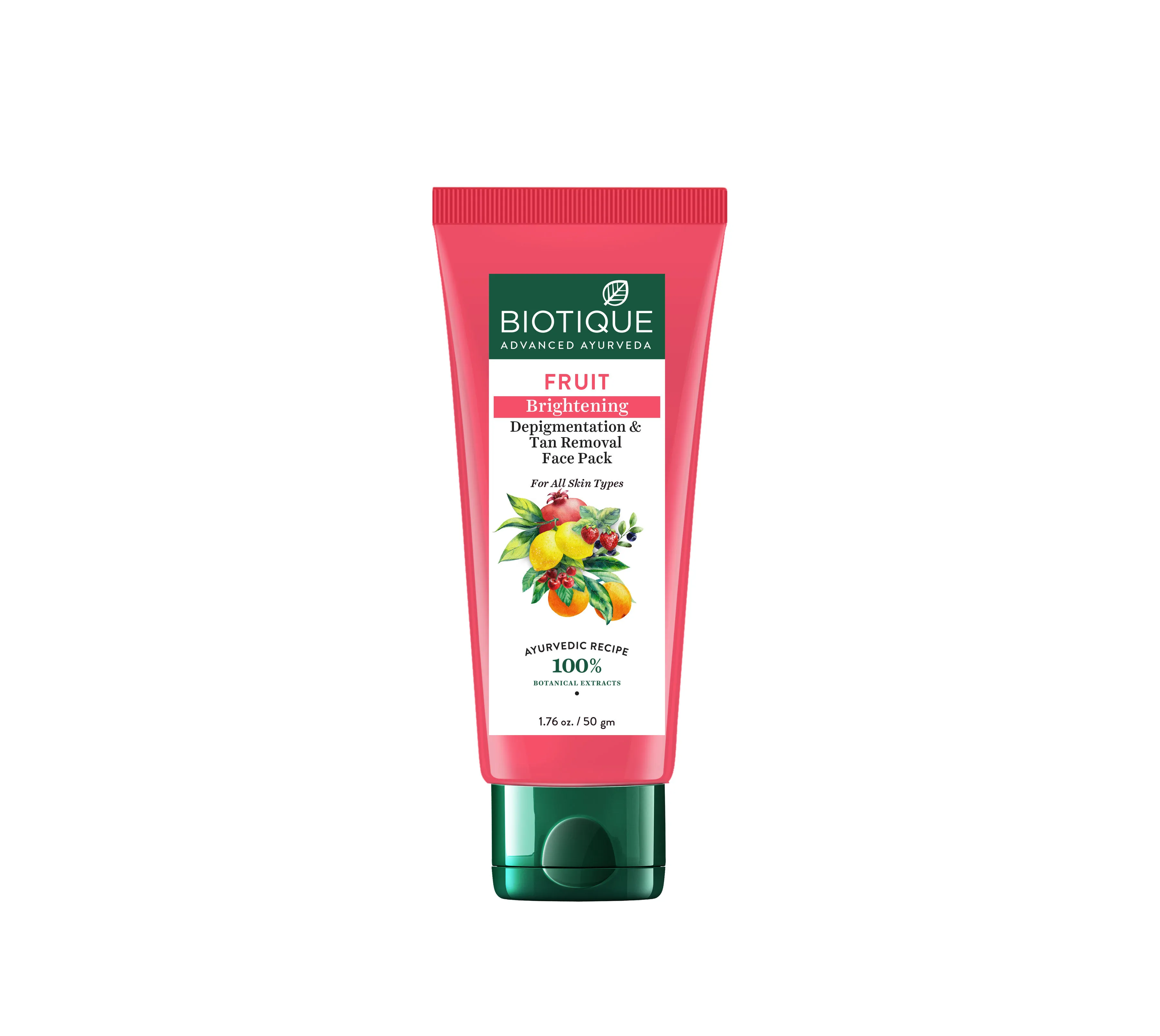 Biotique Bio Fruit Brightening & Depigmentation Tan Removal Face Pack