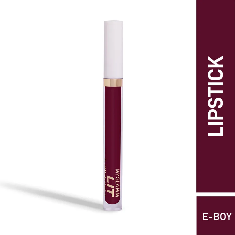 MyGlamm Lit Liquid Matte Lipstick - E-boy