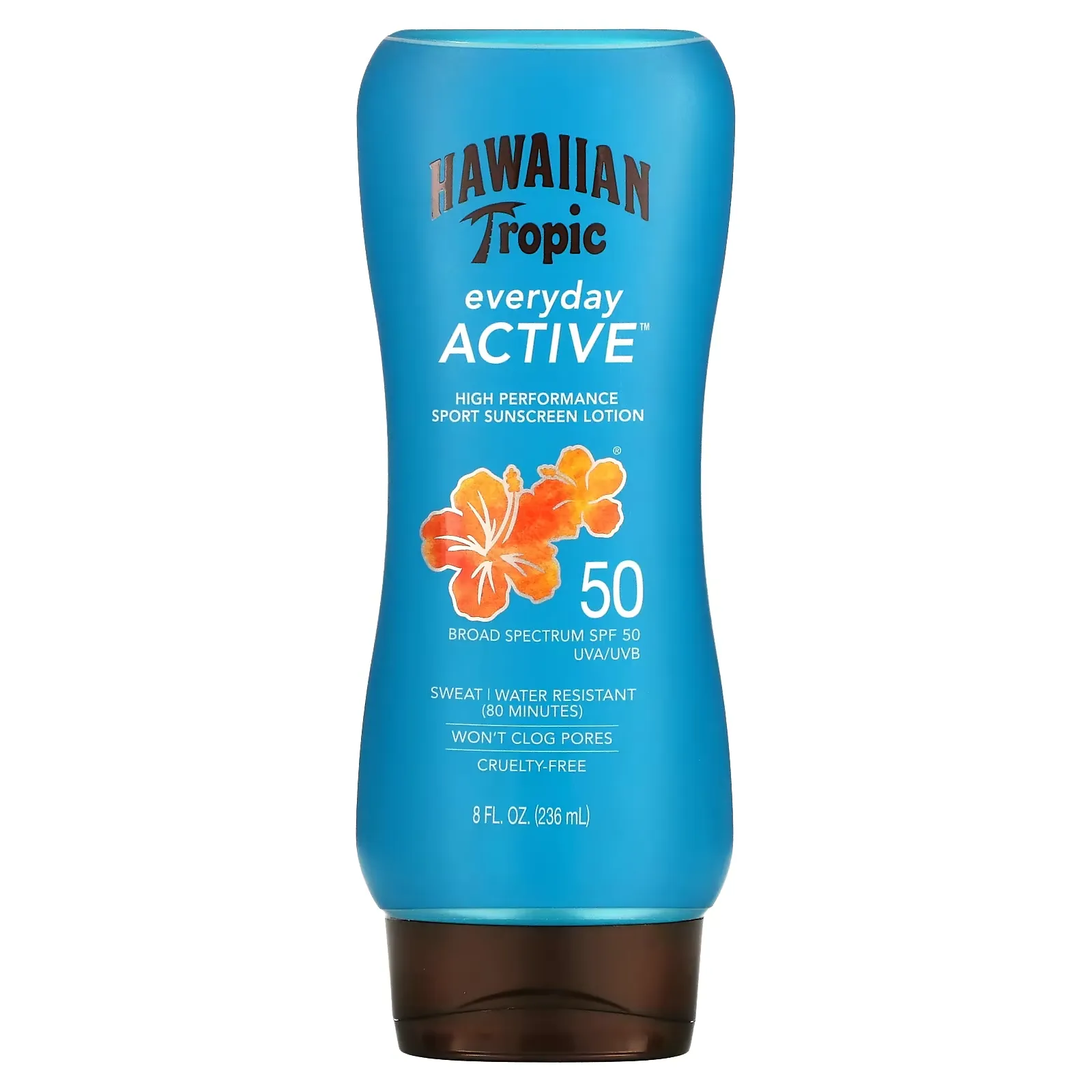 High Performance Sport Sunscreen Lotion, SPF 50, Light Tropical,  8 fl. oz (236 ml)