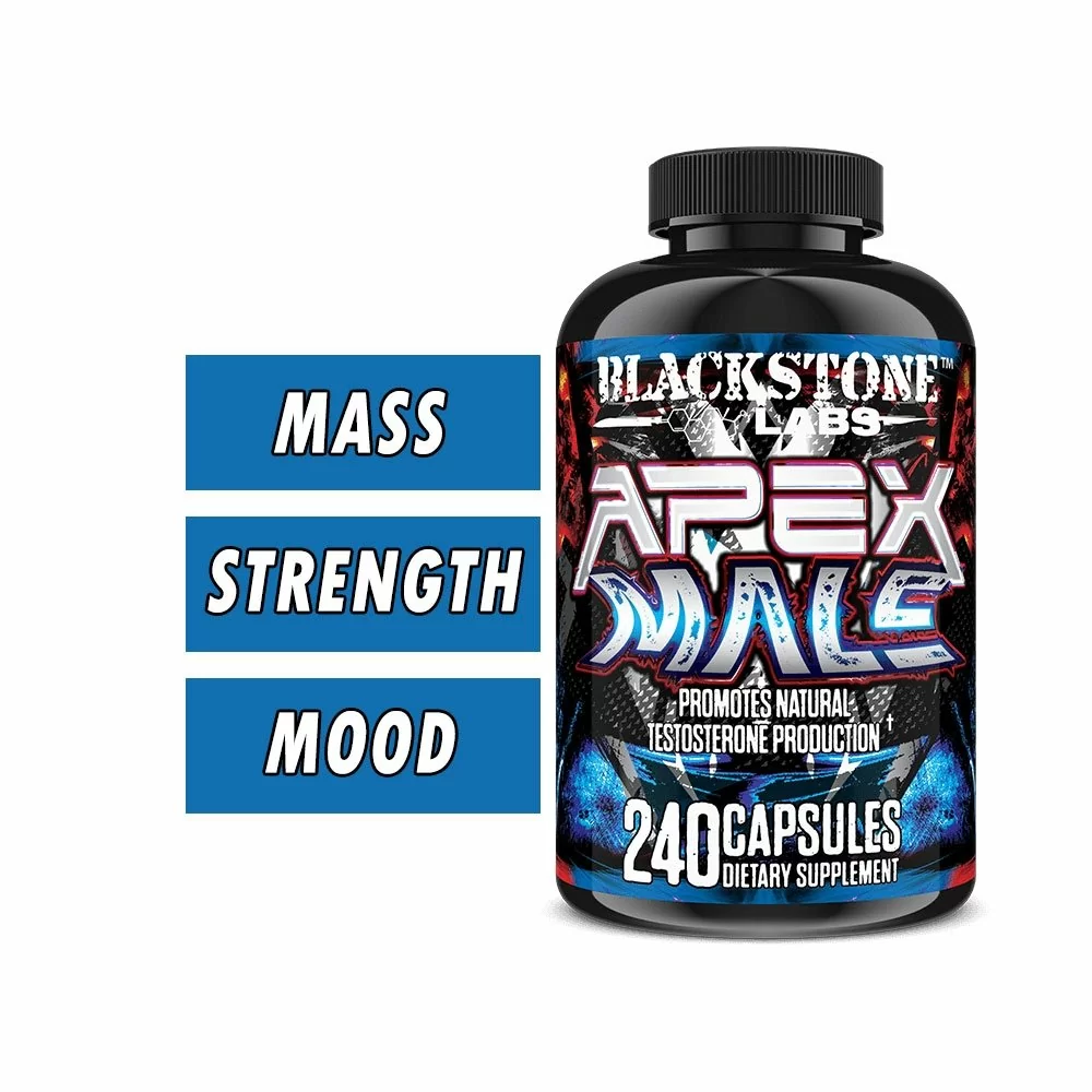 Apex Male - Blackstone Labs - 240 Capsules - Natural Test Booster