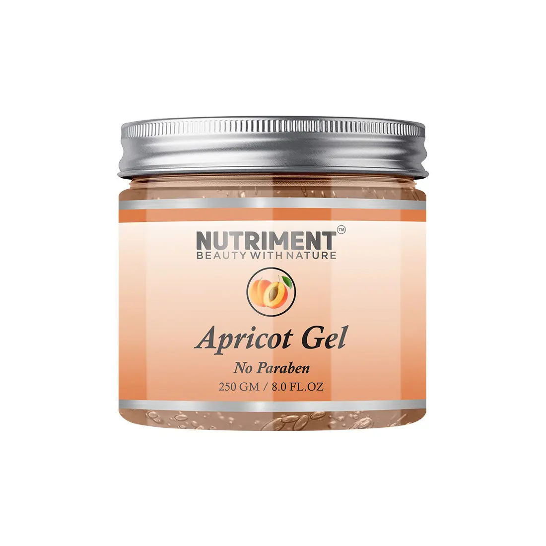 Nutriment Apricot Gel for Uncloging Pores, Softening and Hydrating Skin, Paraban Free 250gram Suitable for all skin types