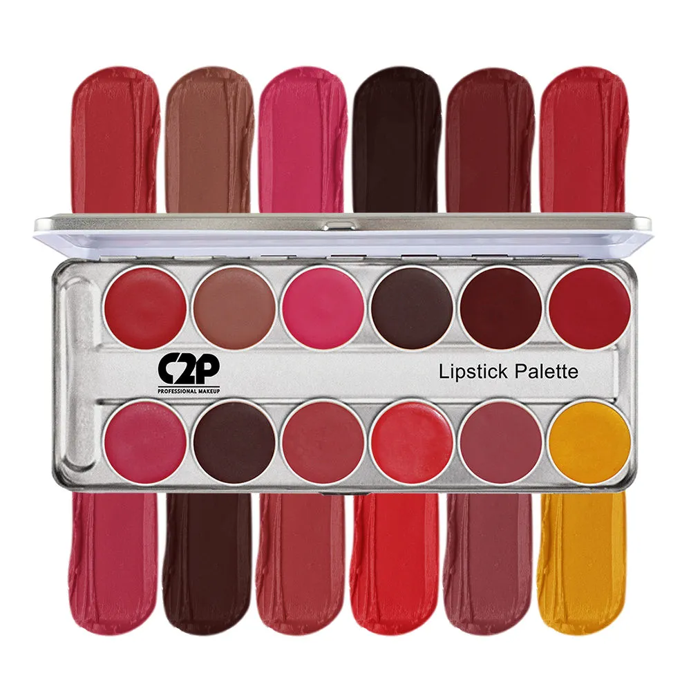 C2P Pro Lip Cream Lipstick Palette