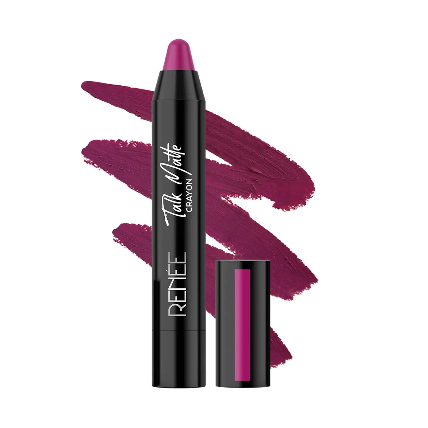 RENEE Talk Matte Crayon Magenta Glaze, 4.5g