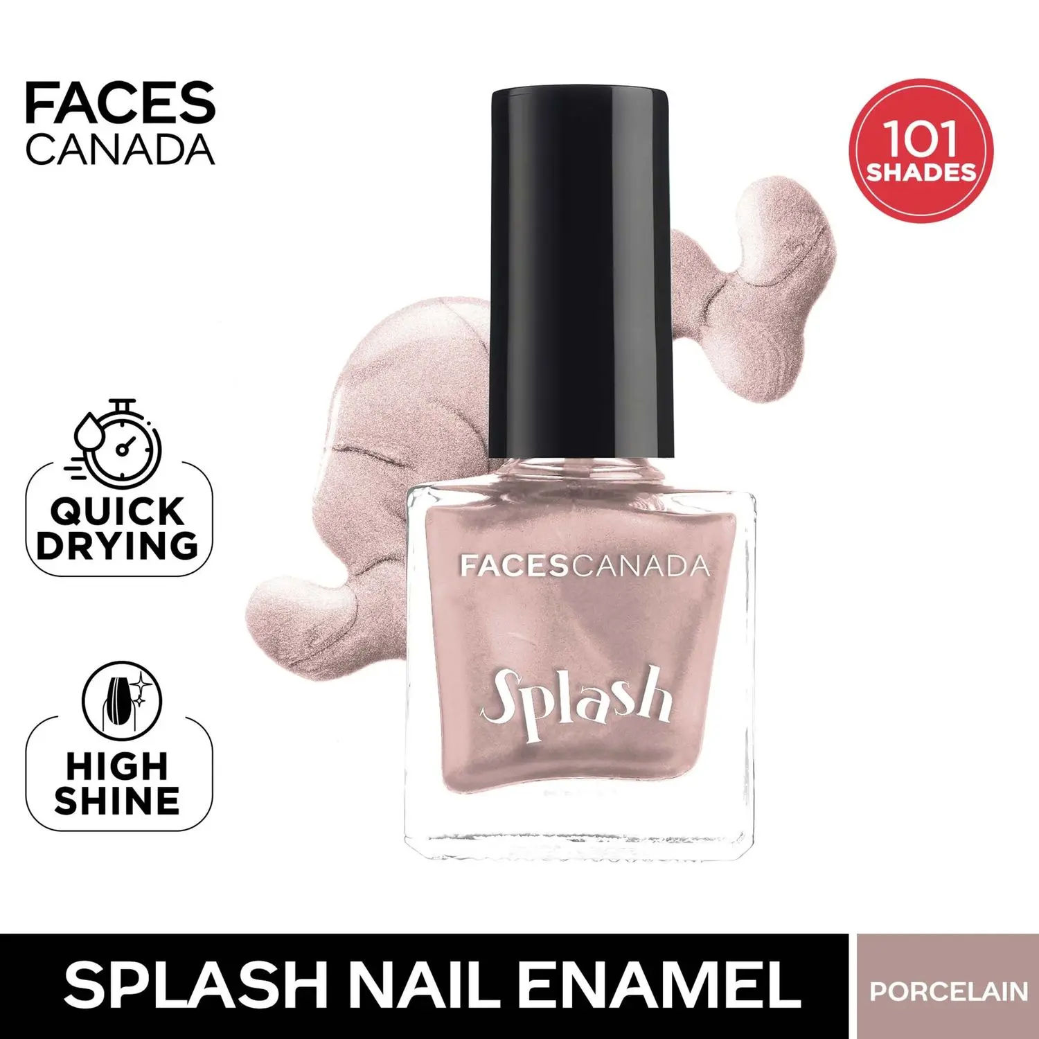 Faces Canada Ultime Pro Splash Nail Enamel Porcelain 144