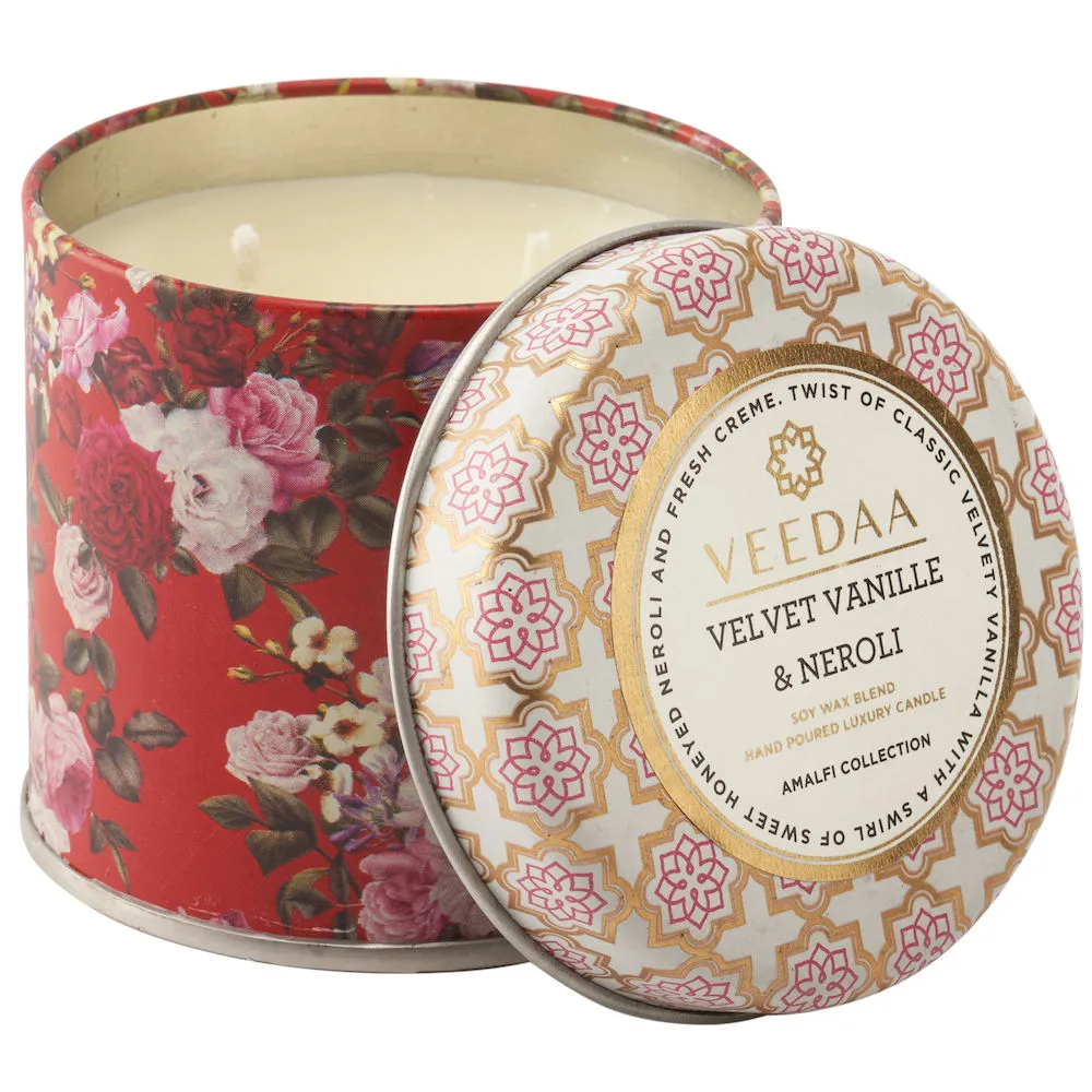 Veedaa Candles Velvet Vanille & Neroli Mason Tin Scented Candle