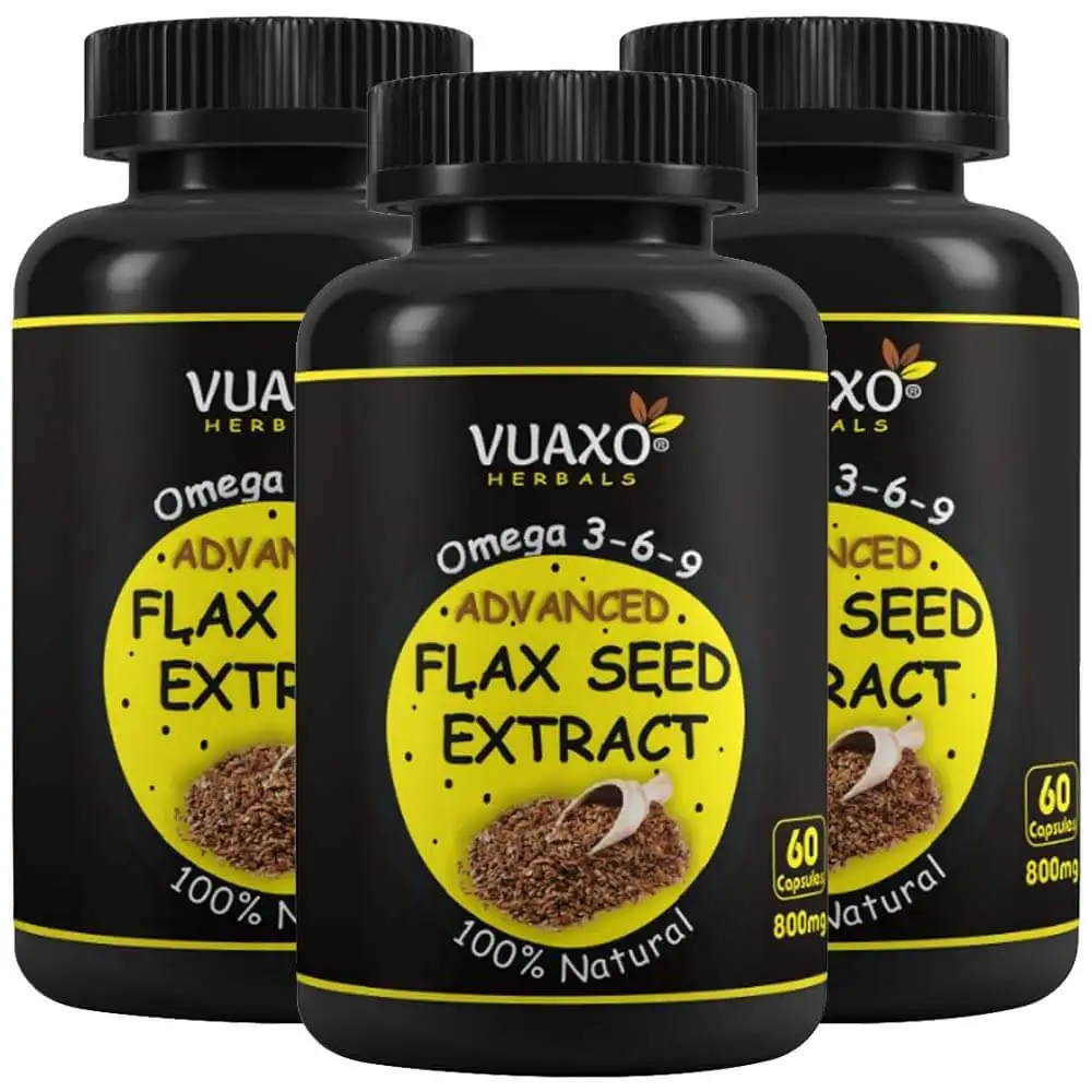 Vuaxo Advanced Flaxseed Extract,  180 capsules