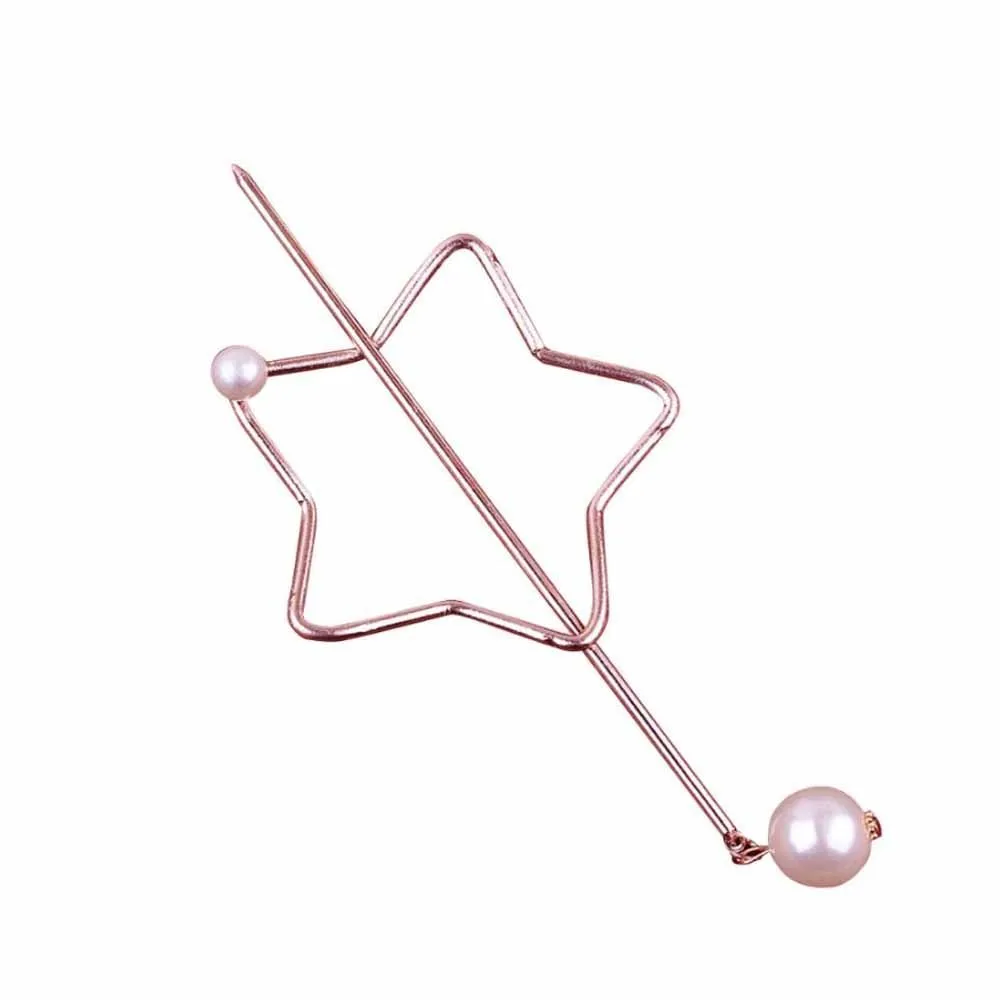 Ferosh Rose Gold Pearl Stick Accessory