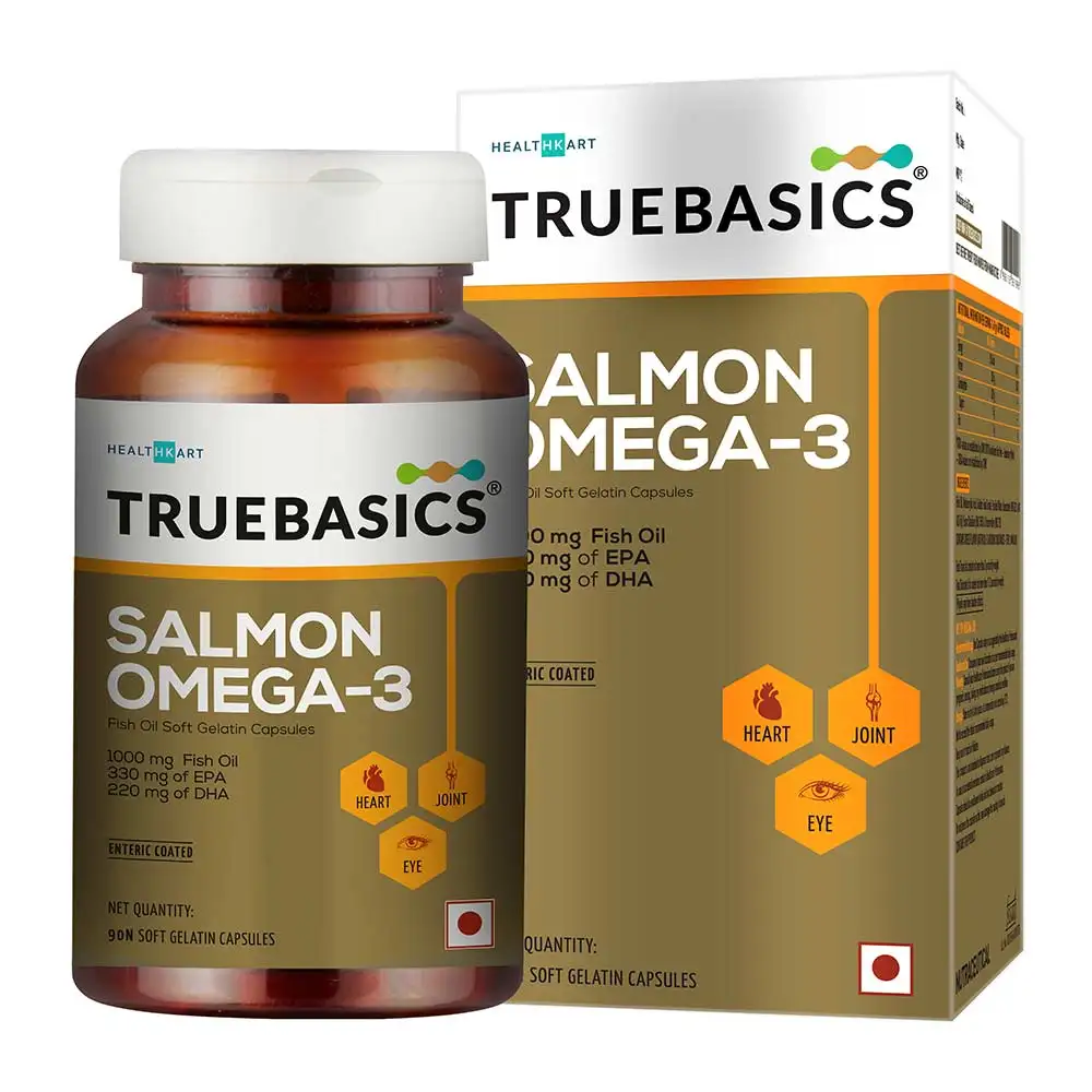 TrueBasics Salmon Omega-3 EPA 330 DHA 220,  90 softgels