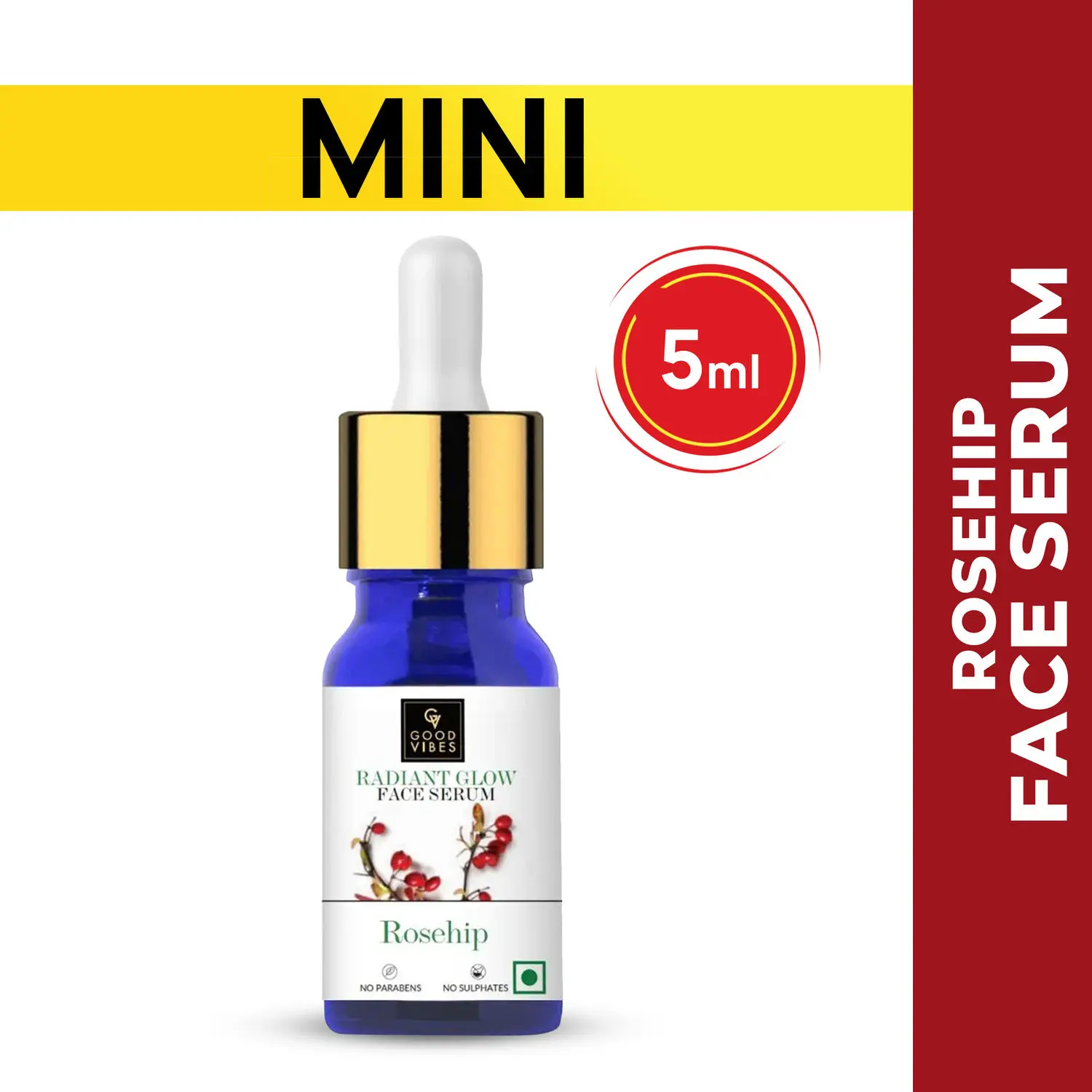 Good Vibes Rosehip Radiant Glow Face serum (5 ml)