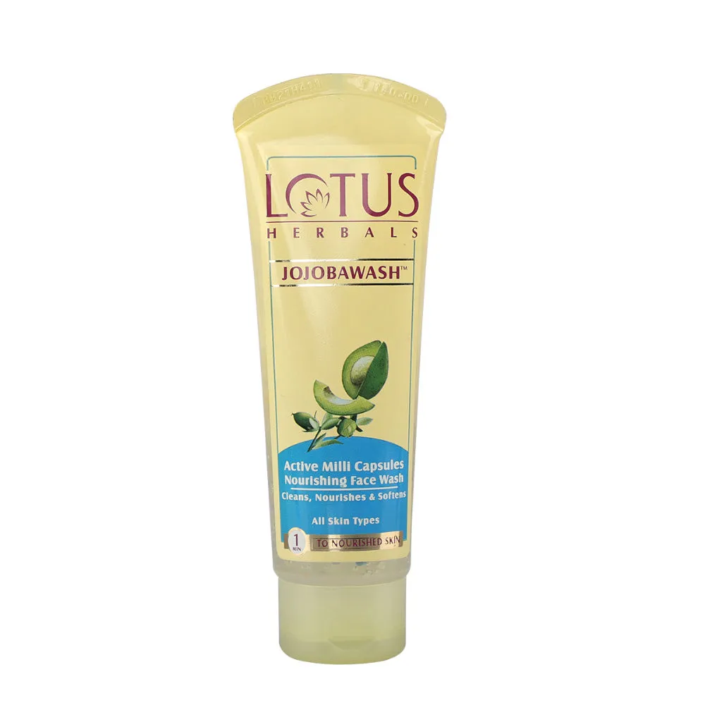 Lotus Herbals Jojobawash Active Milli Capsules Nourishing Face Wash