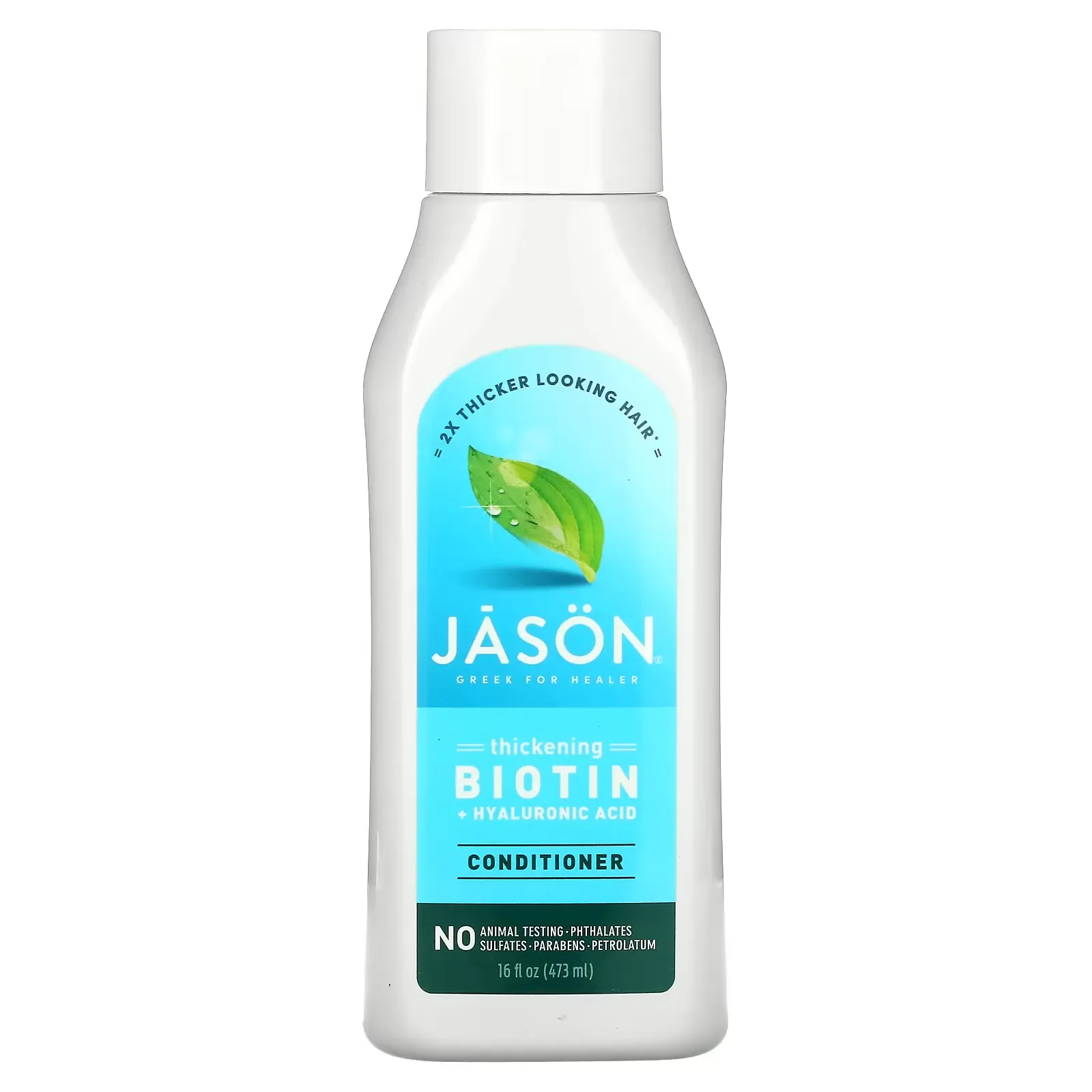 Conditioner, Biotin + Hyaluronic Acid, 16 oz (473 ml)