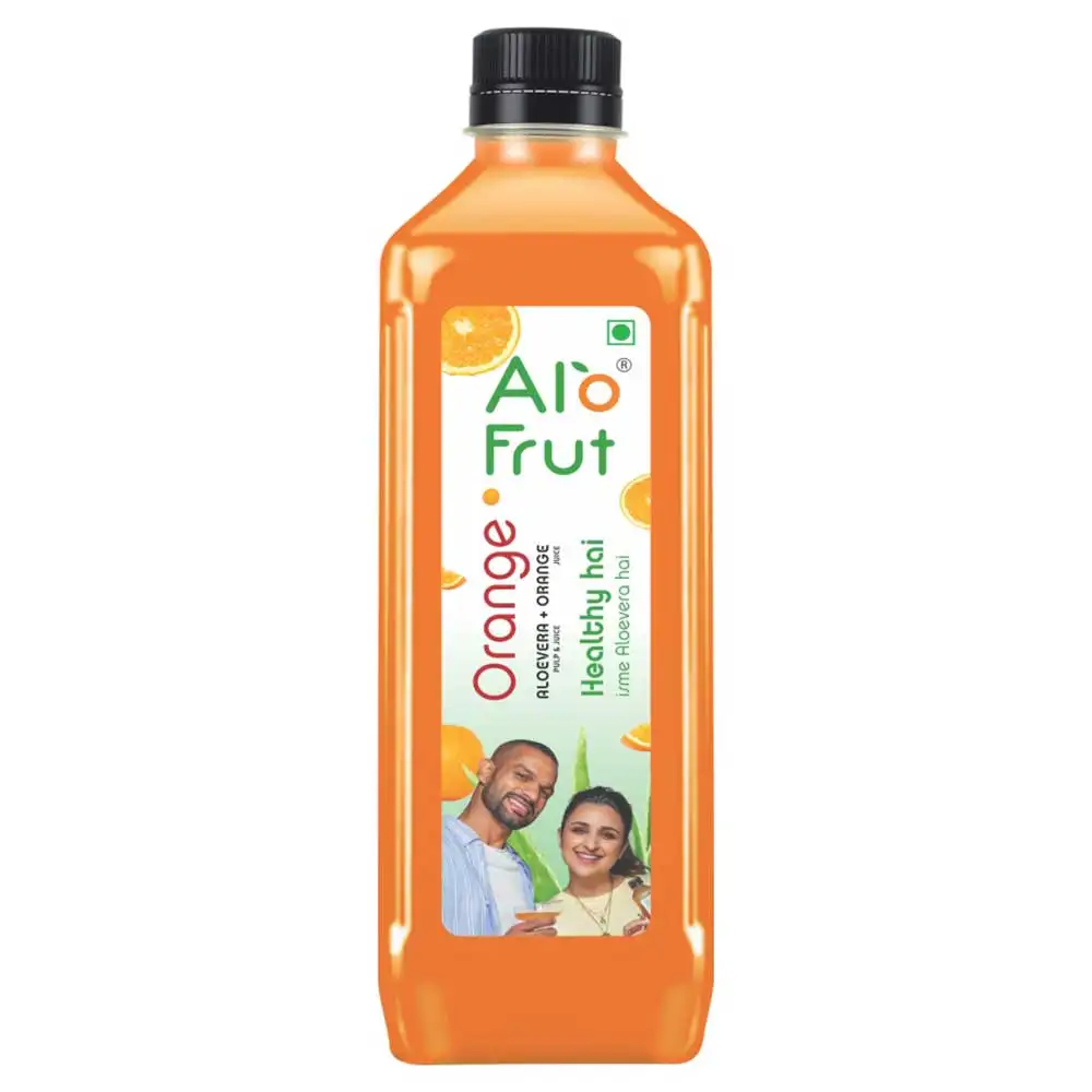 Alo Frut Orange Aloevera Juice,  0.300 L  Orange (Pack of 24)