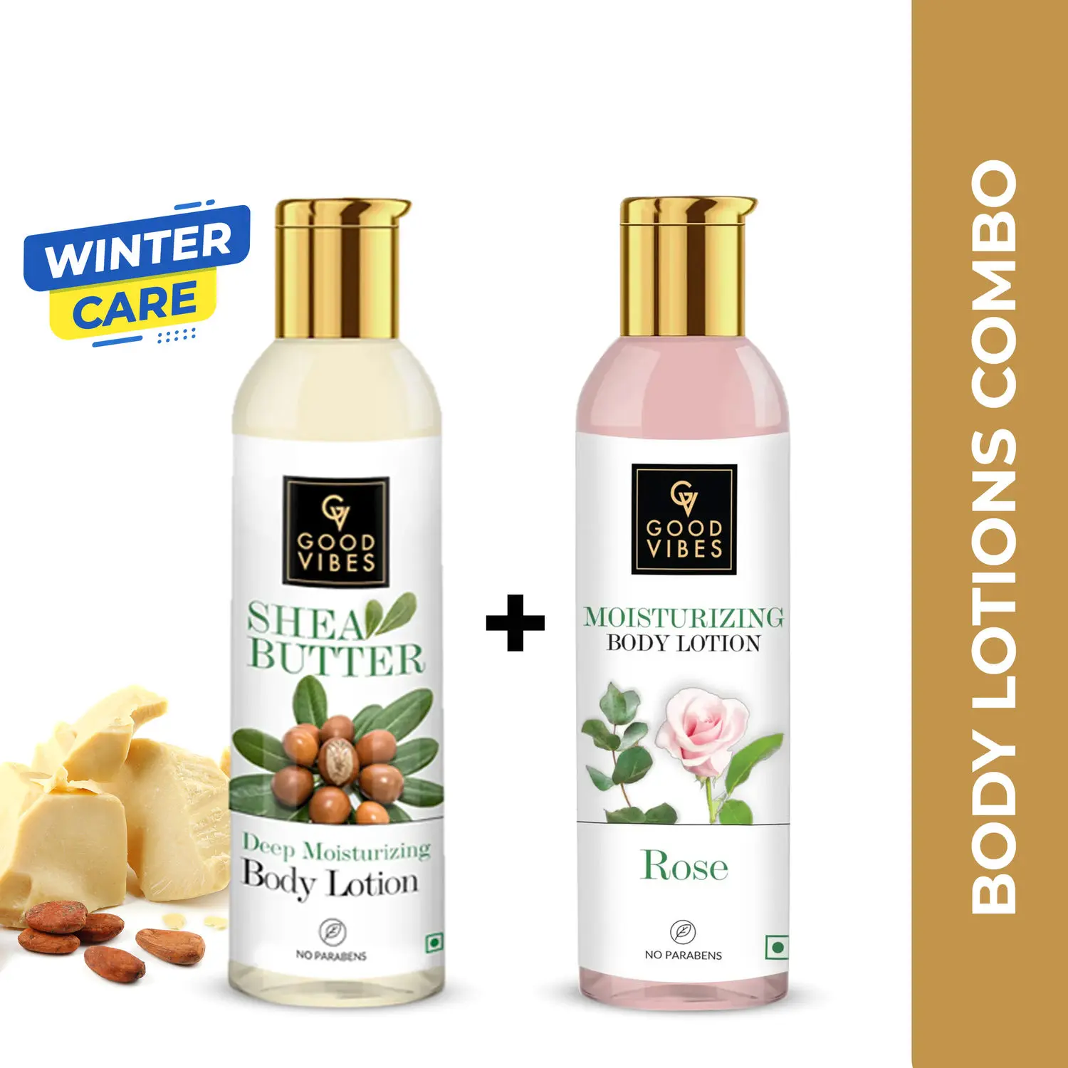 Shea Butter & Rose Body Lotion Combo