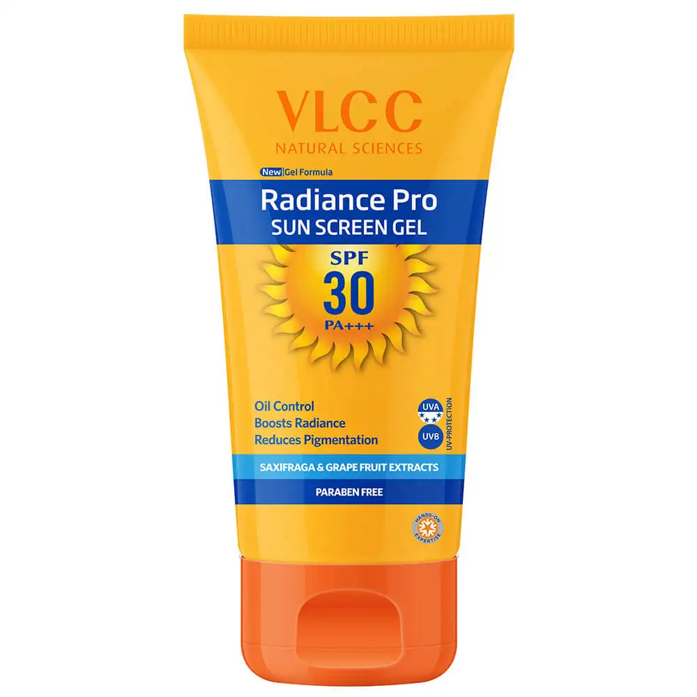 VLCC Radiance Pro Sun Screen Gel,  100 g  Saxifraga & Grape Fruit Extracts