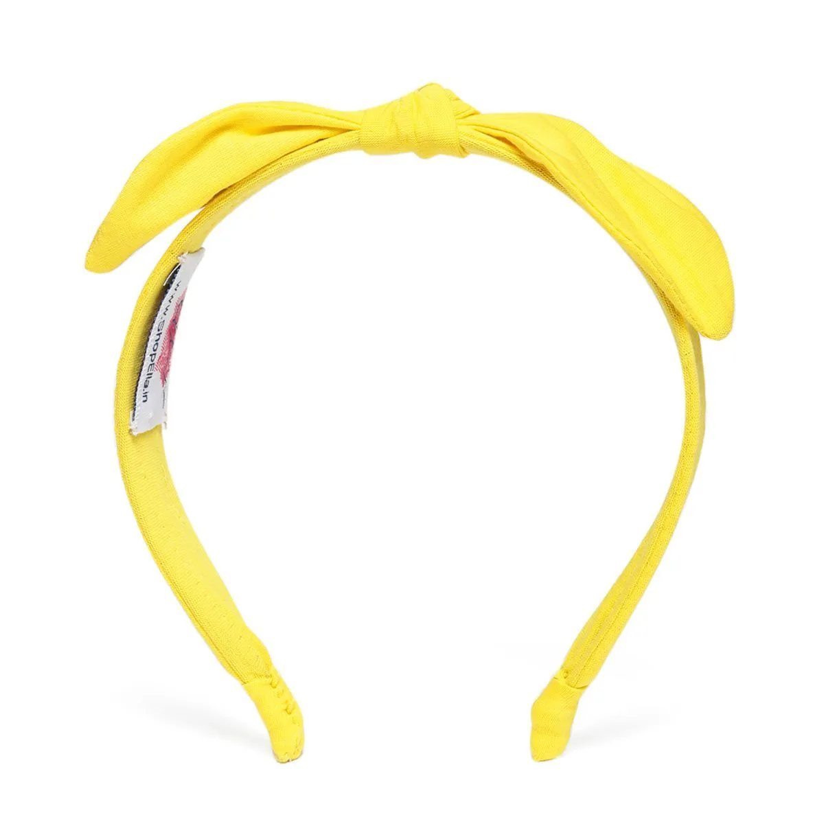 Elaa Anna Headband In Yellow Jersey