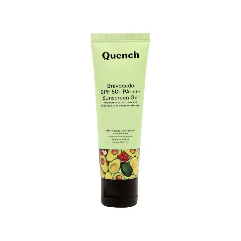 Quench Botanics Bravocado SPF 50+ PA++++ Sunscreen Gel