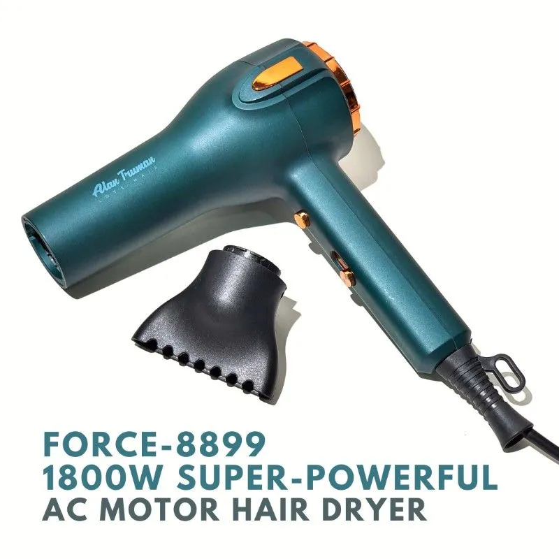 Alan Truman Force 8899 - 1800w Super Powerful Ac Motor Hair Dryer - Jade Green