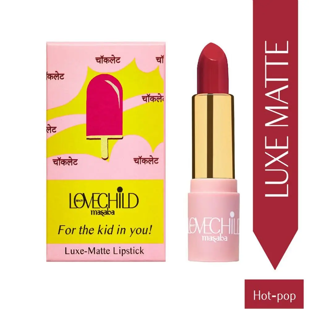 LoveChild Masaba - For the Kid in You! - 07 Hot-Pop - Luxe Matte Lipstick