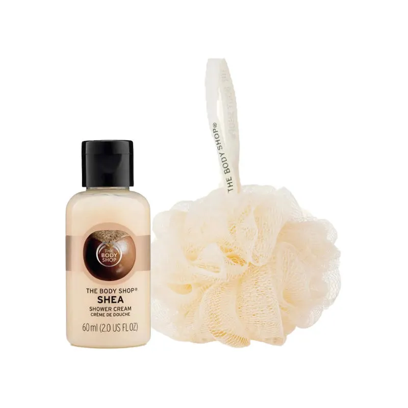 The Body Shop Shea Shower Gel Mini & Cream Bath Lily