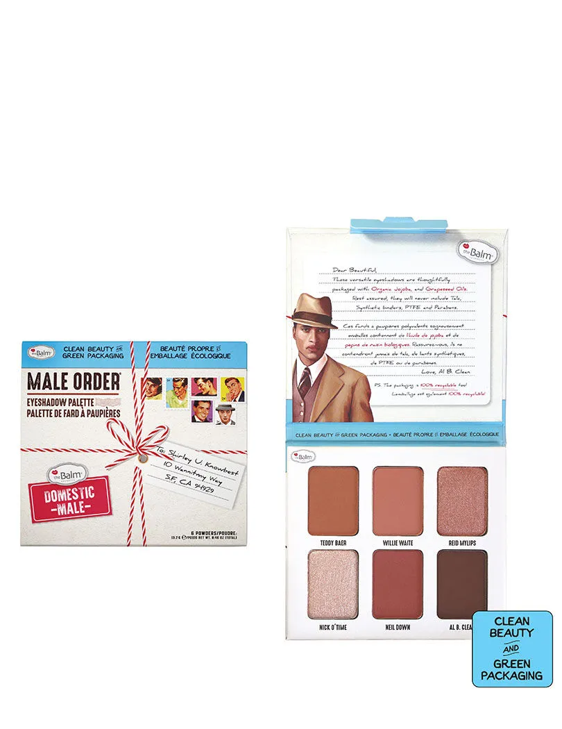 theBalm Male Order Eyeshadow Palette - Domestic Male