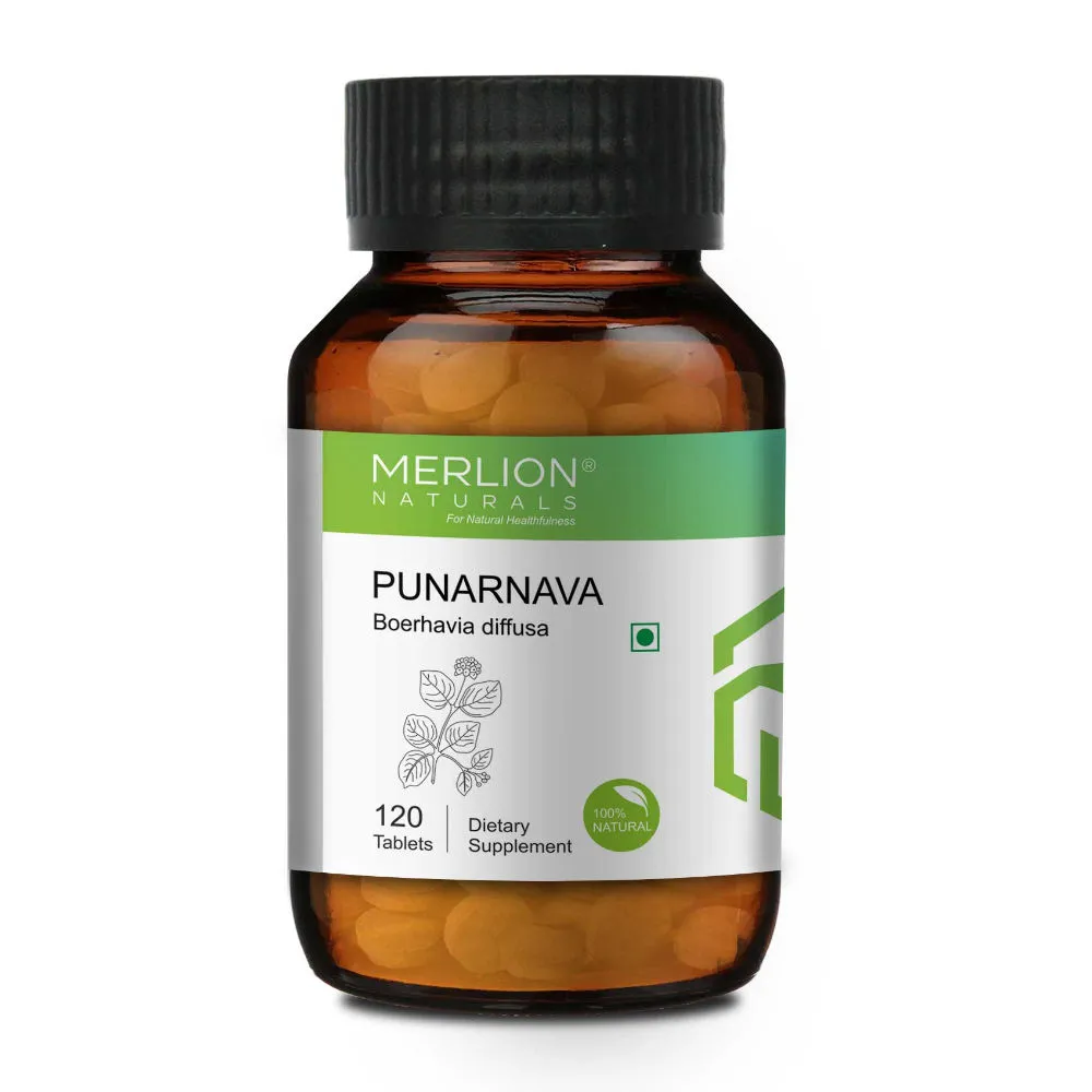 Merlion Naturals Punarnava Boerhavia Diffusa Tablets 500mg