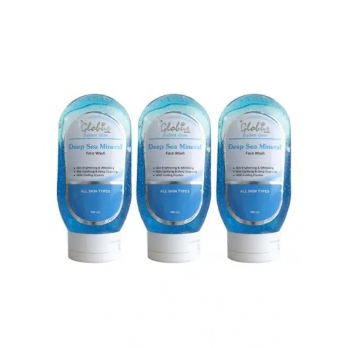 Globus Deep Sea Mineral Face Wash (100 ml) Pack Of 3