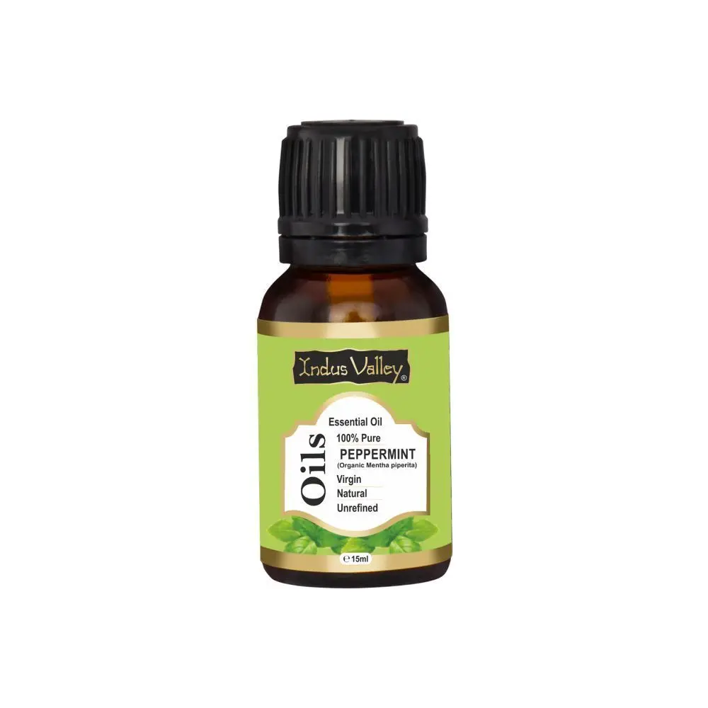 Indus Valley Bio Organic Pepperment Essential Oil (15 ml)