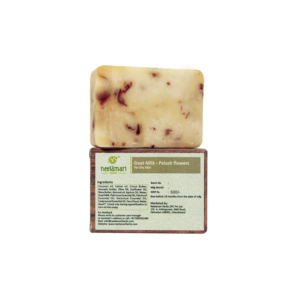 Neelamari Herbs Goat Milk - Palash Flowers Soap