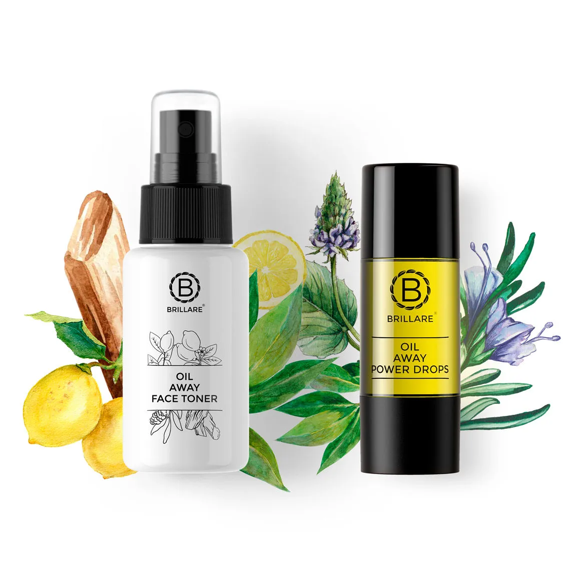 Brillare Oil Away Power Drops + Face Toner