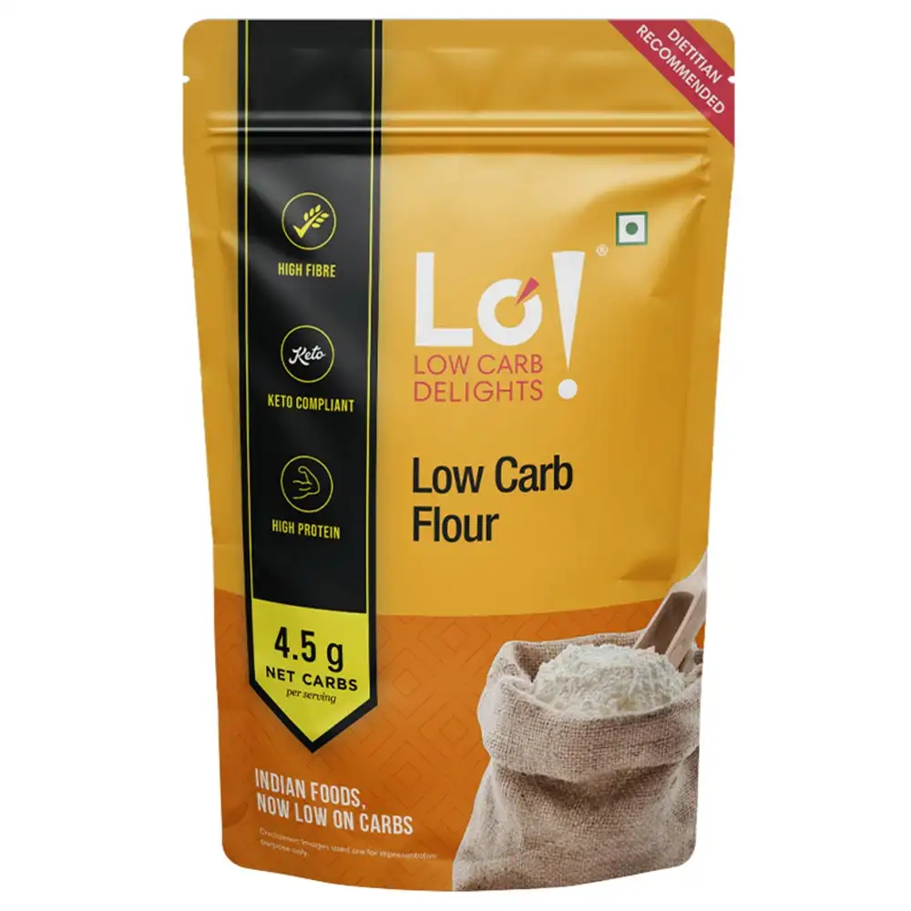 Lo! Foods Low Carb Atta,  High Protein Flour | Healthy Atta  1 kg