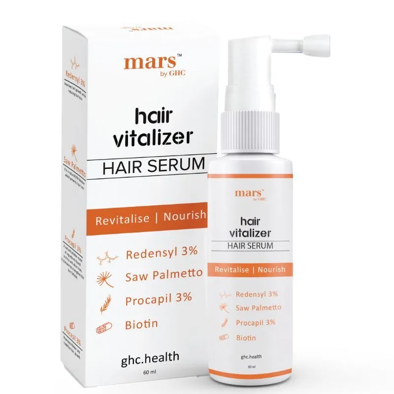 Mars by GHC Hair Regrowth Vitalizer (redensyl, Procapil, Amenexil(kopexil), Saw Palmetto, Biotin),