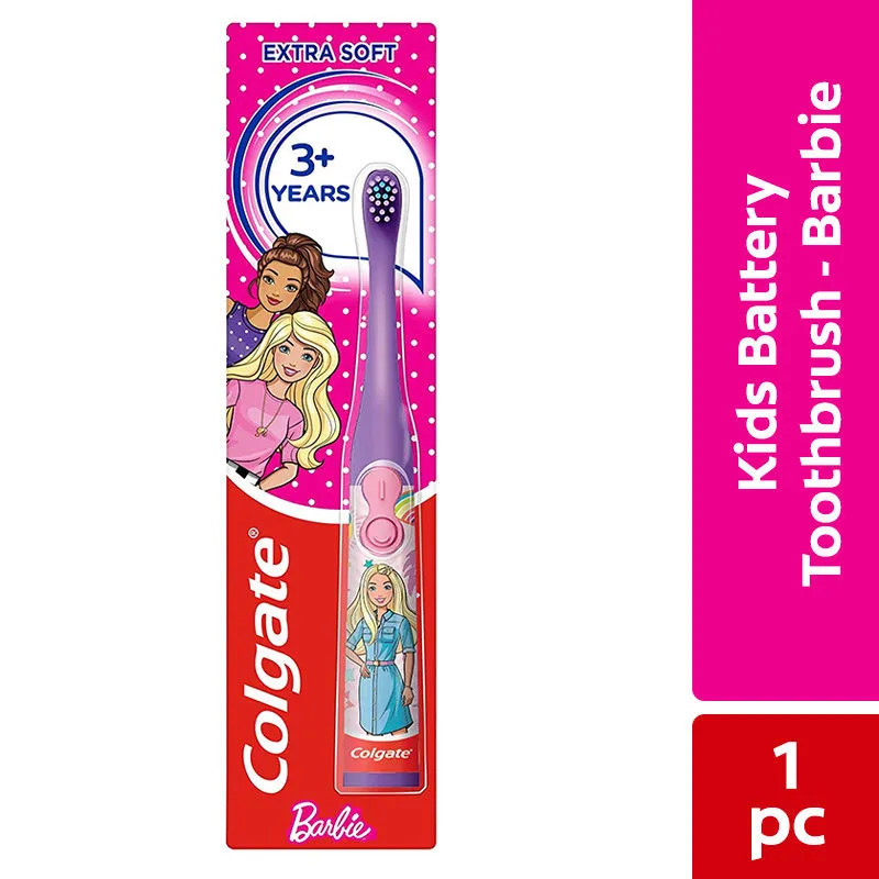 Colgate Kids Barbie Battery Powered Toothbrush - 1 Pc